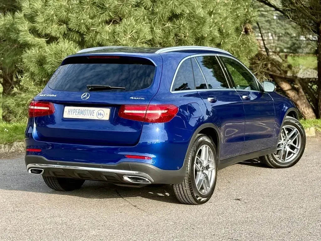 Used Mercedes GLC250 AMG line 204 HP (150 kW) 2017 Blue SUV