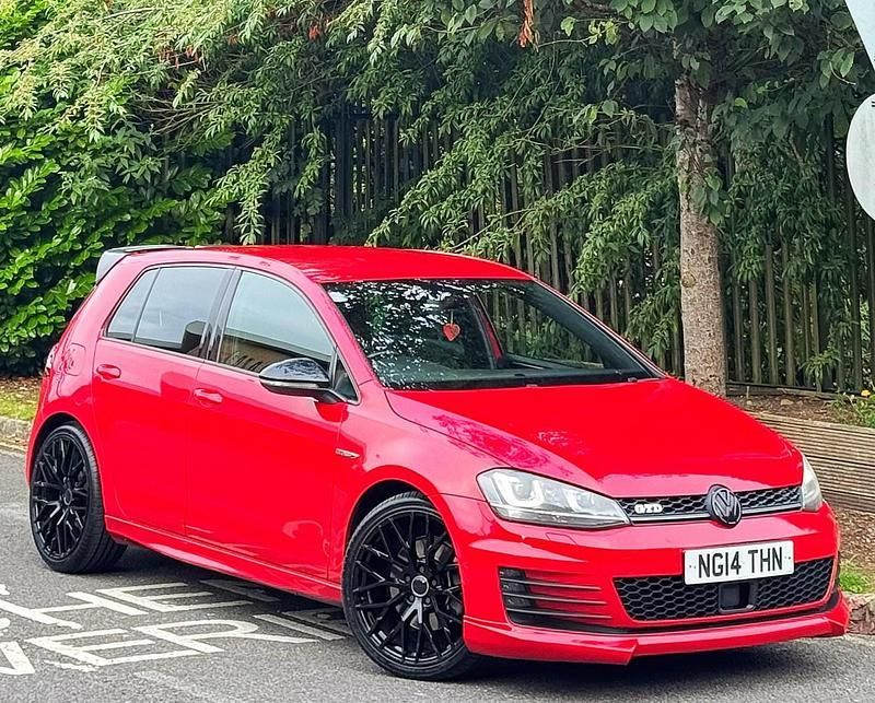Red Used 2014 VW Golf VII GTD Hatchback | £9,995 (Fair price) - Image 1/4