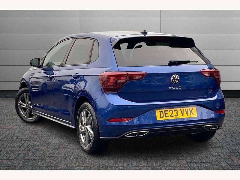 Used VW Polo R-line 95 HP (69 kW) 2023 Blue Hatchback