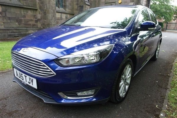 Blue Used 2015 Ford Focus Titanium Hatchback | £7,495 (Fair price) - Image 1/1
