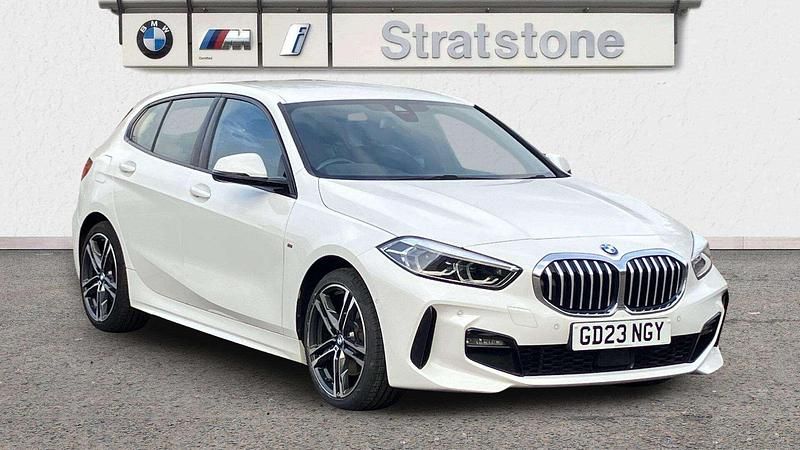White Used 2023 BMW 118 M Sport Hatchback | £21,523 (Fair price) - Image 1/3