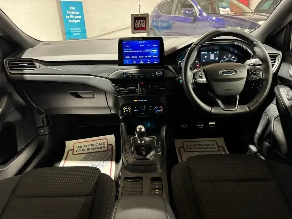 Begagnad Ford Focus ST-Line 125 HK (91 kW) 2020 Grå Halvkombi