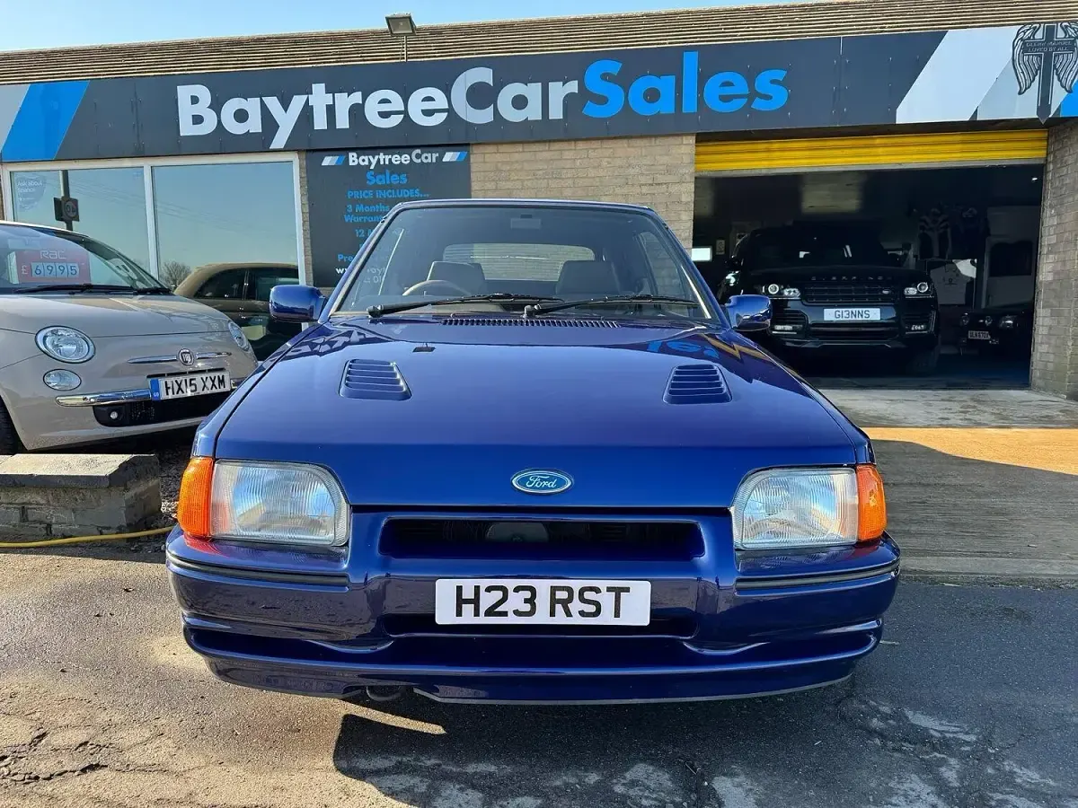 Used Ford Escort Cabriolet SE 1990 Blue Cabriolet
