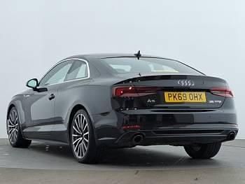 Used Audi A5 S-Line 150 HP (110 kW) 2019 Black Coupe