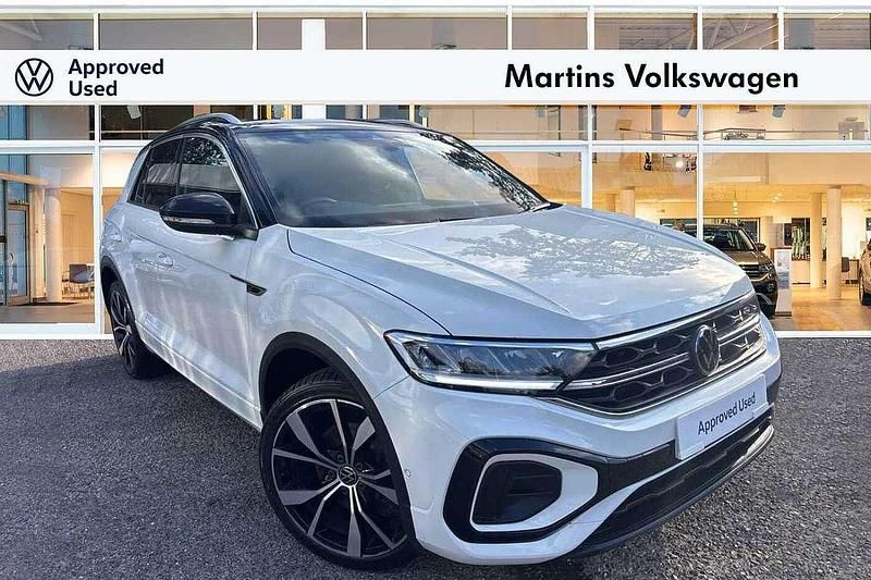 White Used 2022 VW T-Roc R-line SUV | £25,495 (A bit pricey) - Image 1/4