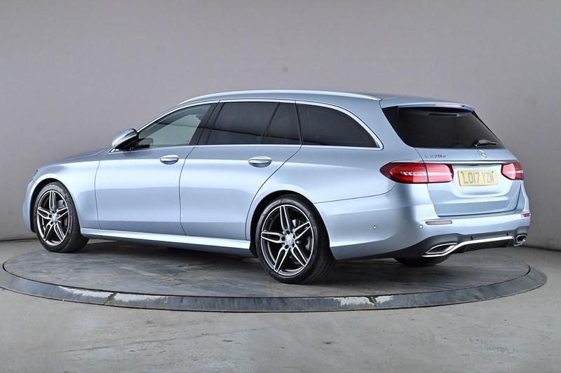 Used Mercedes E220 AMG line 194 HP (142 kW) 2017 Silver Estate