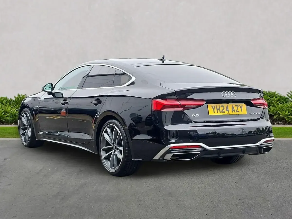 Used Audi A5 S-Line 200 HP (147 kW) 2024 Black Hatchback