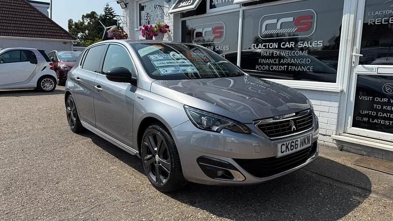 Grey Used 2016 Peugeot 308 GT-line Hatchback | £7,295 (Fair price) - Image 1/4