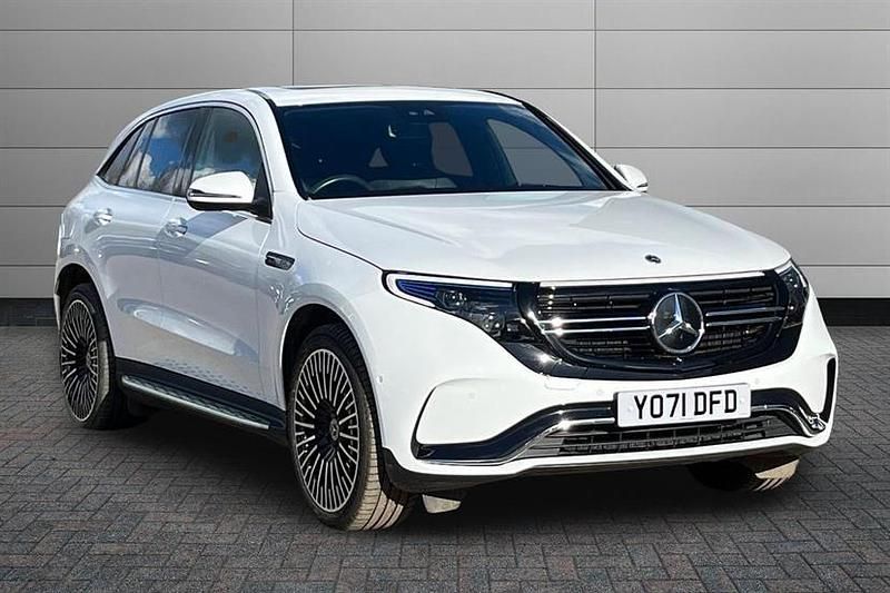 Used Mercedes EQC400 AMG Line Premium 300 kW (408 HP) 2022 Polar white SUV