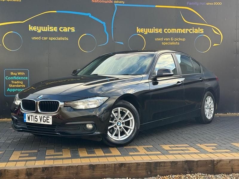 Black Used 2015 BMW 320 Efficient Dynamics Sedan | £9,990 (Good price) - Image 1/3