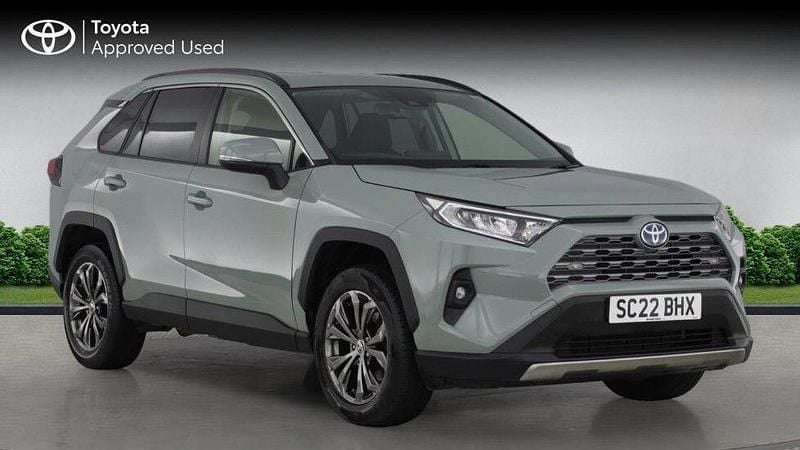 Urban khaki Used 2022 Toyota RAV4 Hybrid Design SUV | £24,590 (Good price) - Image 1/2