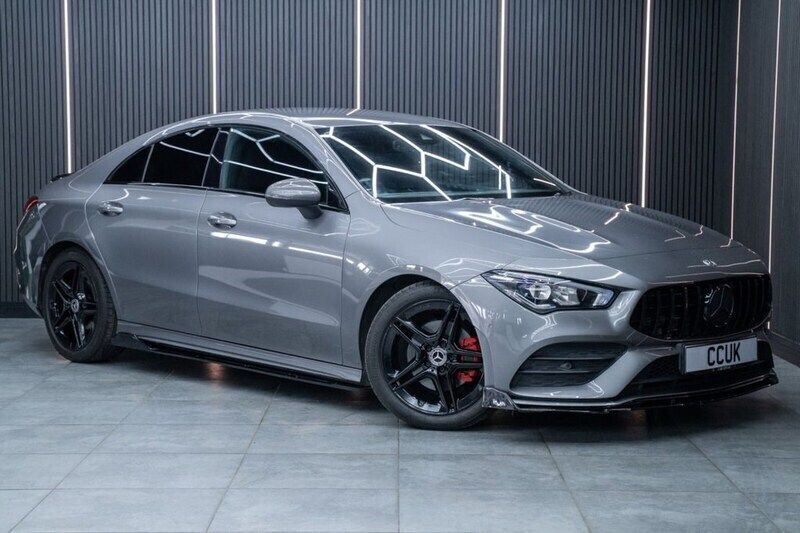 Grey Used 2020 Mercedes CLA180 AMG line Sedan | £19,390 (Fair price) - Image 1/4