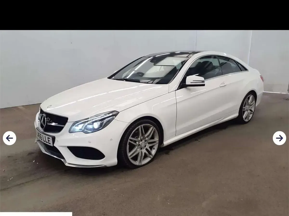 Usado Mercedes E220 AMG line 2016 Branco Coupé