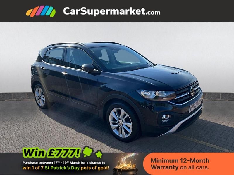 Used VW T-Cross SE 2022 Black SUV