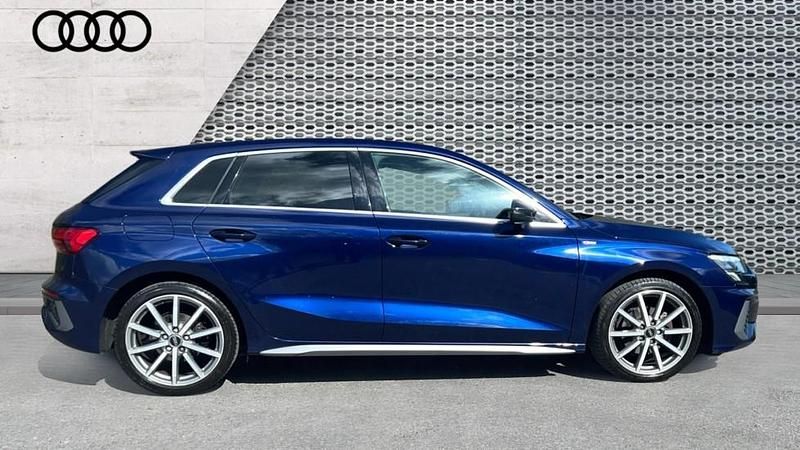 Used Audi A3 S-Line 150 HP (110 kW) 2023 Blue Sedan