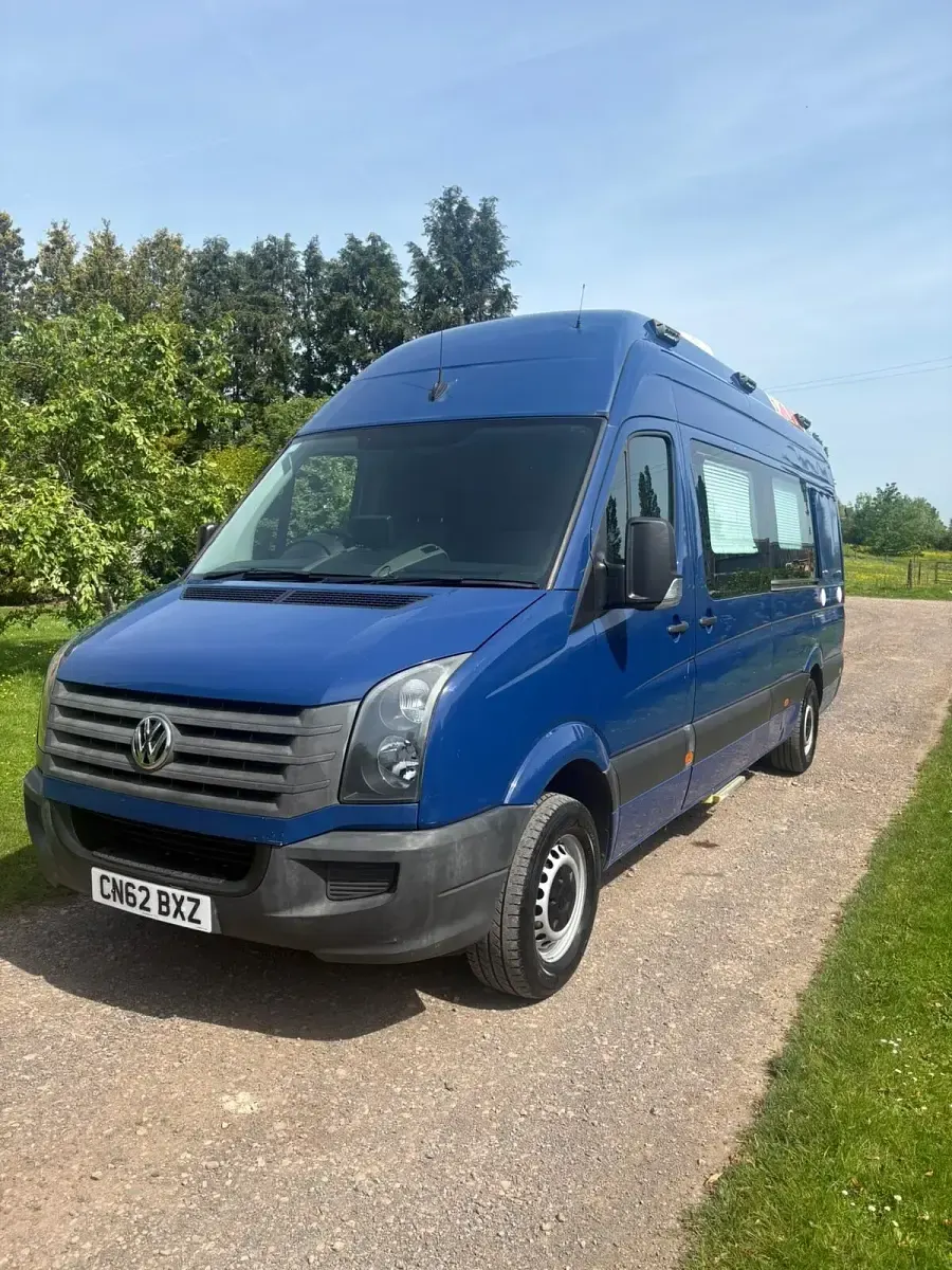 Used VW Crafter 136 HP (100 kW) 2012 Blue Van