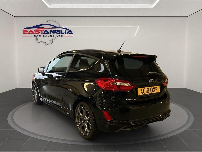 Used Ford Fiesta ST-Line 125 HP (91 kW) 2018 Black Hatchback