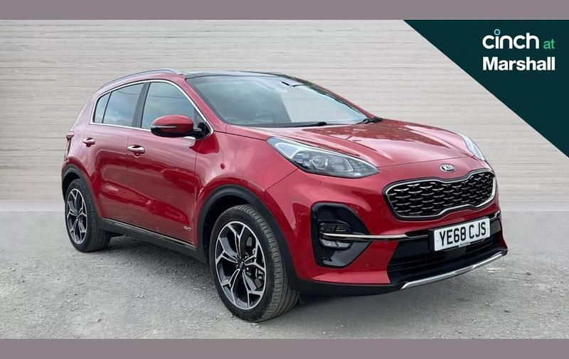 Red Used 2019 Kia Sportage GT-Line S SUV | £17,193 (Fair price) - Image 1/4