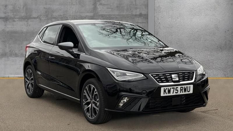 New Seat Ibiza XCELLENCE 95 HP (69 kW) 2025 Black Hatchback