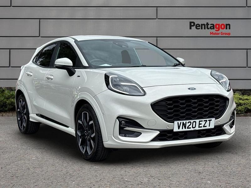 White Used 2020 Ford Puma ST-Line X SUV | £13,995 (Fair price) - Image 1/4