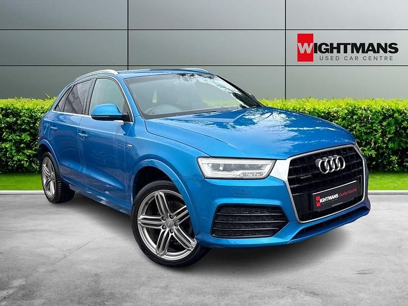 Used Audi Q3 S-line plus 180 HP (132 kW) 2015 Blue SUV