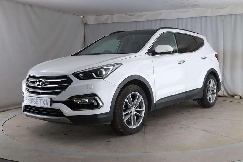 Used Hyundai Santa Fe Premium SE 2015 White SUV