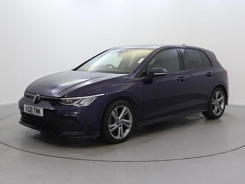 Used VW Golf VII R-line 150 HP (110 kW) 2021 Blue Hatchback