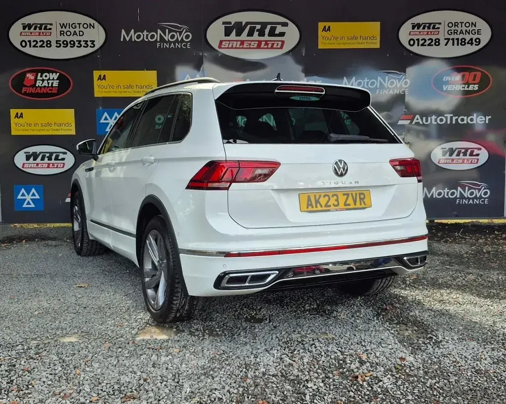 Used VW Tiguan R-line Edition 150 HP (110 kW) 2023 White SUV