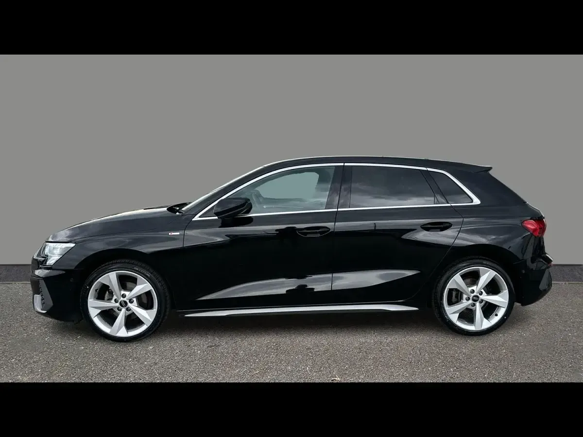 Used Audi A3 S-Line 150 HP (110 kW) 2023 Black Sedan