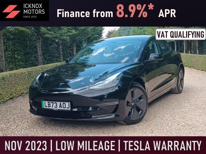 Black Used 2023 Tesla Model 3 Long Range Sedan | £29,995 - Image 1/4