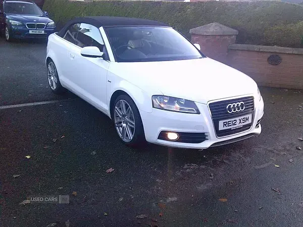 Used Audi A3 Cabriolet S-Line 105 HP (77 kW) 2012 White Cabriolet