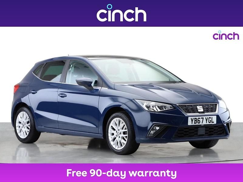 Blue Used 2017 Seat Ibiza Design Hatchback | £9,549 (Fair price) - Image 1/3