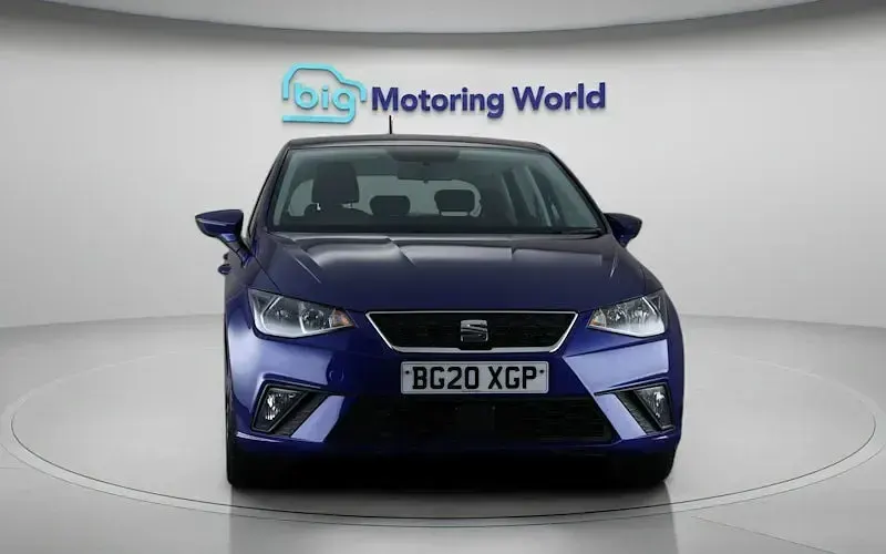 Used Seat Ibiza SE Technology 95 HP (69 kW) 2020 Blue Hatchback