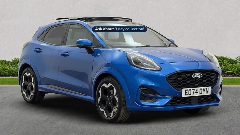 Blue Used 2024 Ford Puma Gen-E ST-Line X SUV | £21,625 - Image 1/4