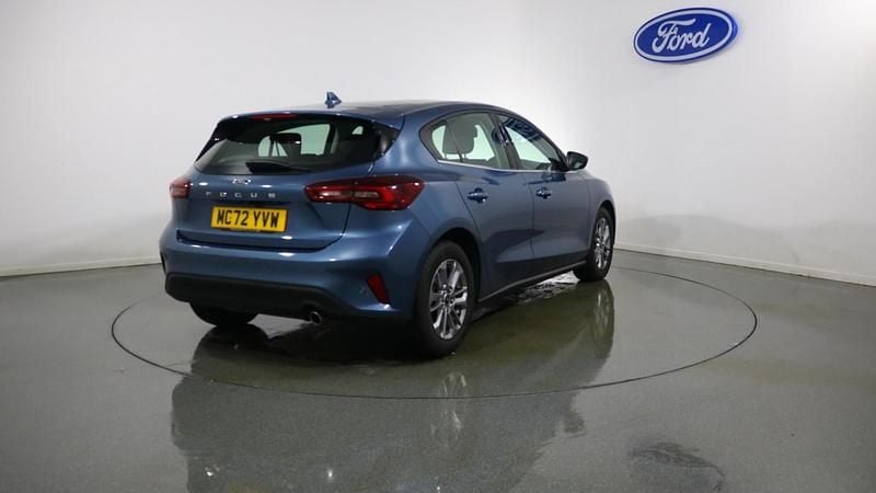 Used Ford Focus Titanium 125 HP (91 kW) 2023 Blue Hatchback