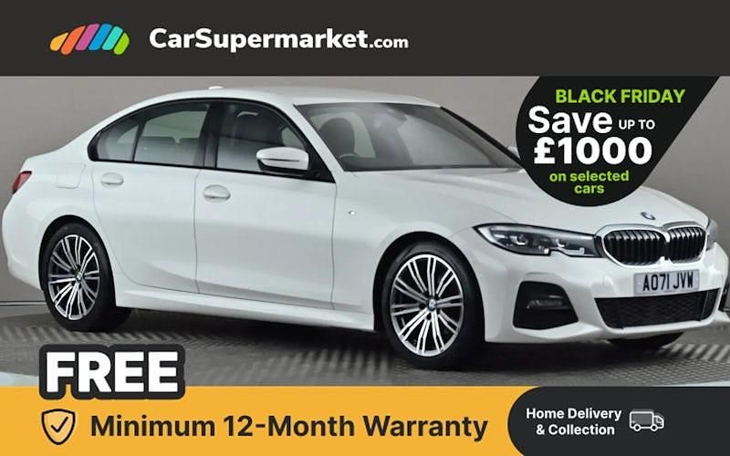 White Used 2021 BMW 318 M Sport Sedan | £21,697 (Fair price) - Image 1/3