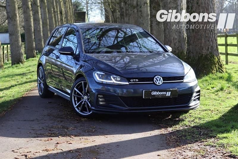 Used VW Golf VII GTD 184 HP (135 kW) 2018 Blue Hatchback