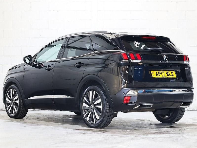 Used Peugeot 3008 GT-line 2017 Black Hatchback