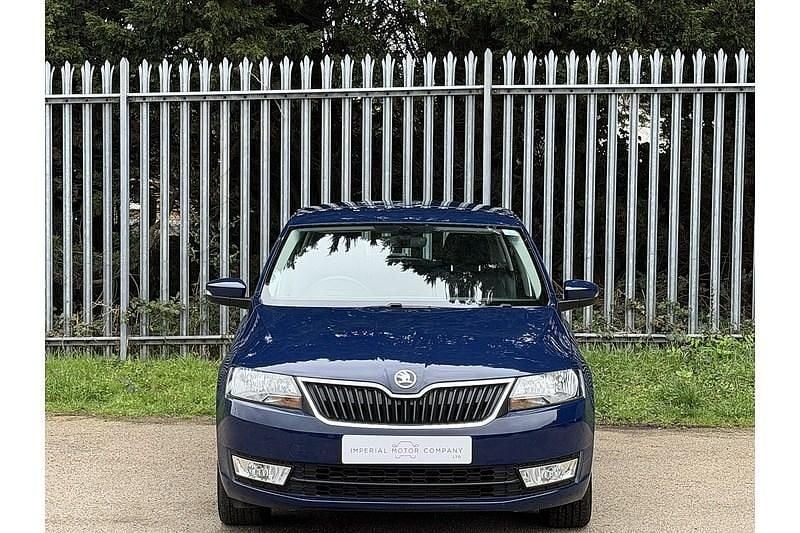 Used Skoda Rapid SE 110 HP (80 kW) 2016 Blue Hatchback