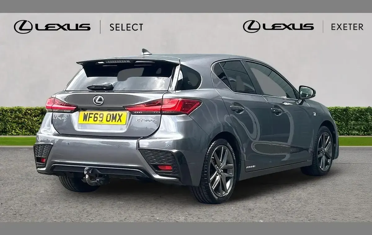Used Lexus CT200h Sport Line 134 HP (98 kW) 2019 Grey Hatchback