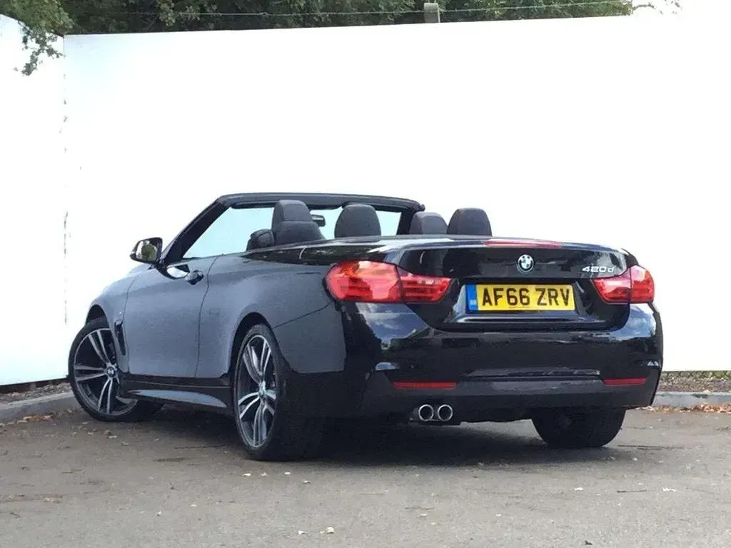 Used BMW 420 Cabriolet M Sport 190 HP (139 kW) 2016 Black Cabriolet