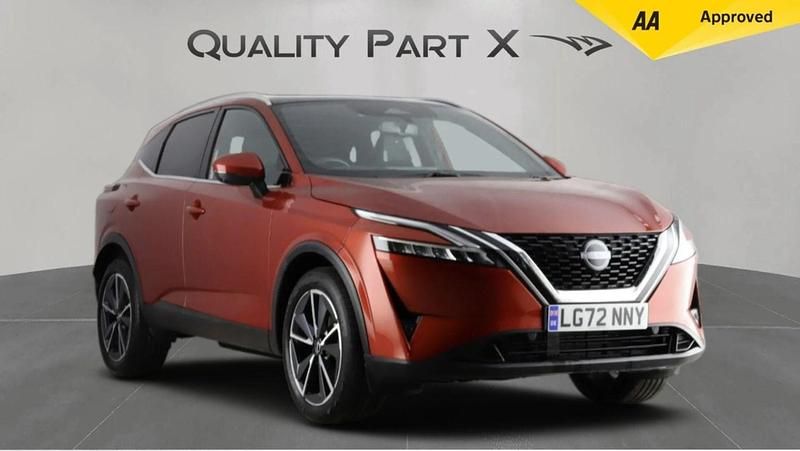 Red Used 2022 Nissan Qashqai Tekna SUV | £19,486 (Fair price) - Image 1/4