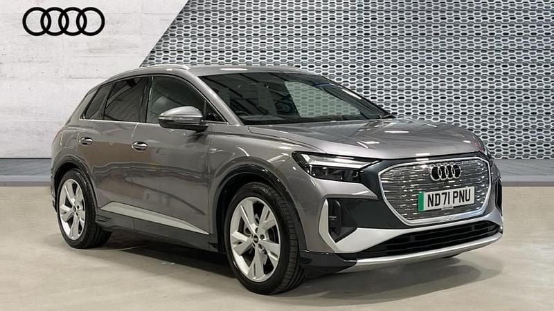 Used Audi Q4 e-tron S-Line 150 kW (204 HP) 2021 Grey SUV