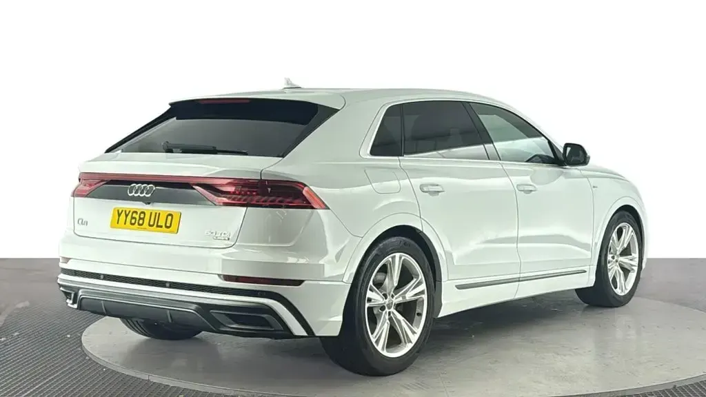 Used Audi Q8 S-Line 286 HP (210 kW) 2018 White SUV
