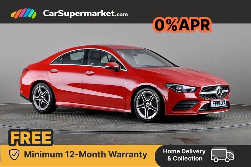 Red Used 2019 Mercedes CLA200 AMG Line Premium Coupe | £28,697 - Image 1/4