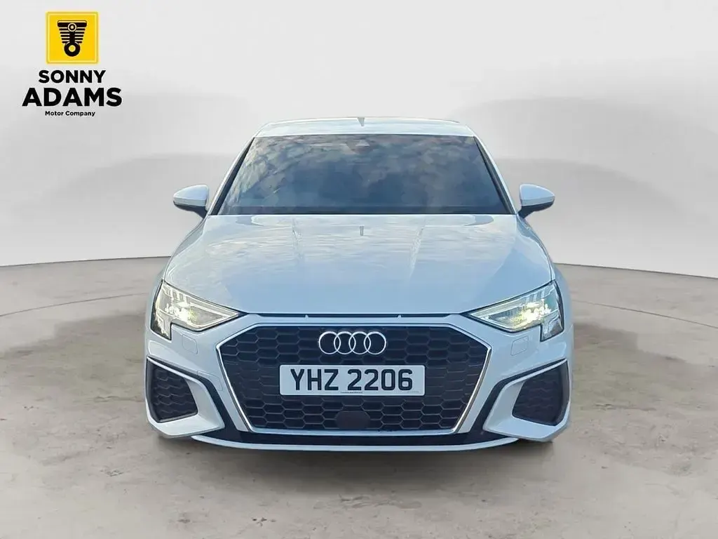 Used Audi A3 S-Line 110 HP (80 kW) 2021 White Sedan