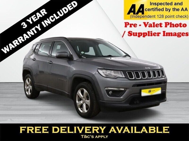 Grey Used 2018 Jeep Compass Longitude SUV | £10,395 (Fair price) - Image 1/3