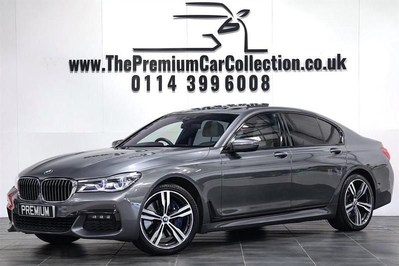 Grey Used 2018 BMW 740 M Sport Sedan | £23,980 (Fair price) - Image 1/4