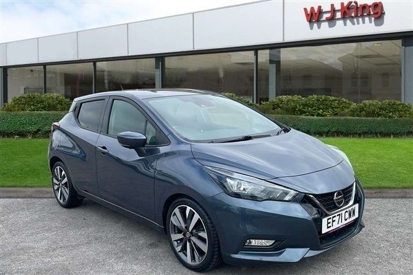 Echo grey Used 2022 Nissan Micra S Hatchback | £14,195 (Fair price) - Image 1/3