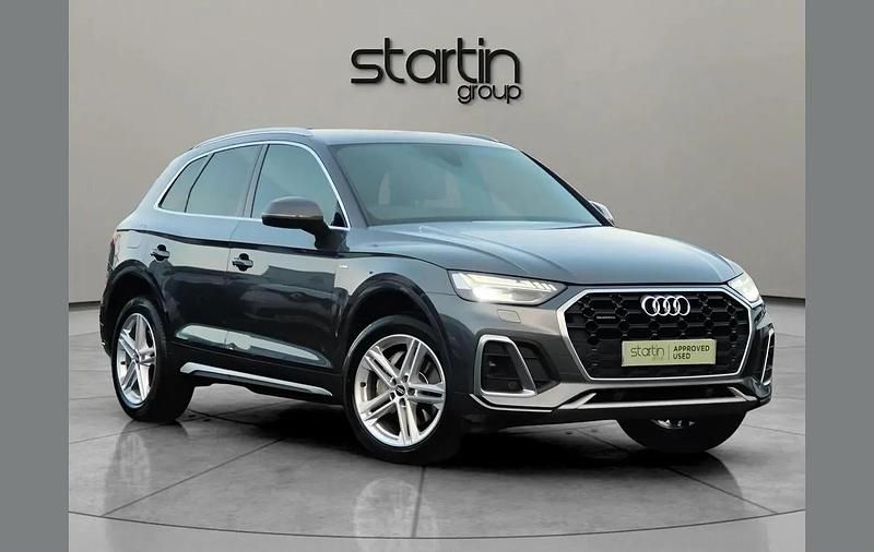 Grey Used 2021 Audi Q5 S-Line SUV | £23,850 (Good price) - Image 1/4